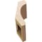 Ekena Millwork 5-inch W x 6-inch D x 10-inch H Legacy Rough Cedar Woodgrain TimberThane Knee Brace, Primed BRCUR05X06X10LECRCPR - alternate 4